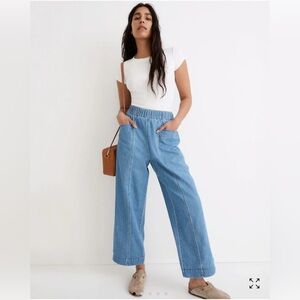 Madewell Pull On High-Rise Denim Pants